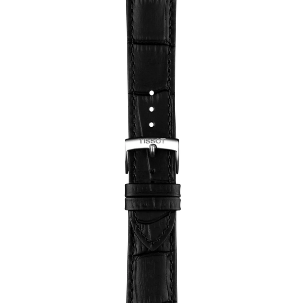 Tissot PR 100 Quartz 40mm Black Dial Steel Leather Watch (T150.410.16.051.00) - Cassim & Co South Africa