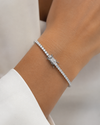 18ct White Gold 2.2ct Diamond Tennis Bracelet (PR168)