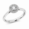 18k White Gold Solitaire Diamond Engagement Ring 1102021 - Cassim & Co South Africa