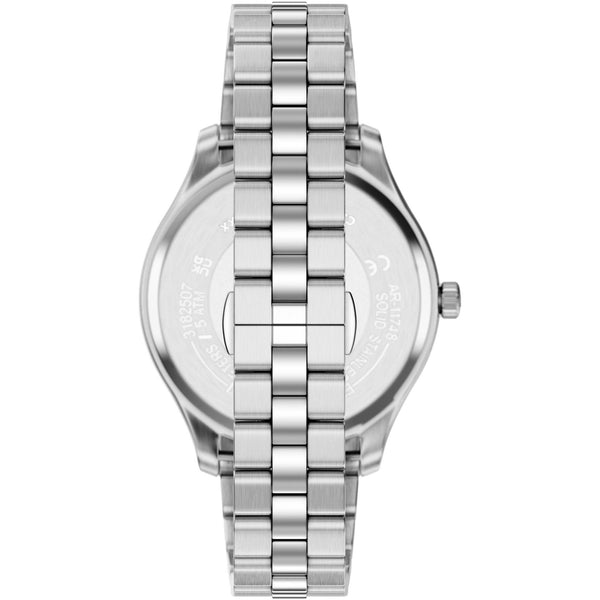 Emporio Armani Dario Quartz Blue Dial Stainless Steel Watch (AR11748)