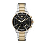 Emporio Armani Men's Solar-Powered Chronograph, Stainless Steel Watch - AR11680