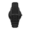Emporio Armani Pro-Planet Quartz Black Dial Leather Watch (AR11573)