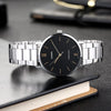 Casio MTP-VT01D-1B Quartz Black Dial Gold Index Stainless Steel Watch