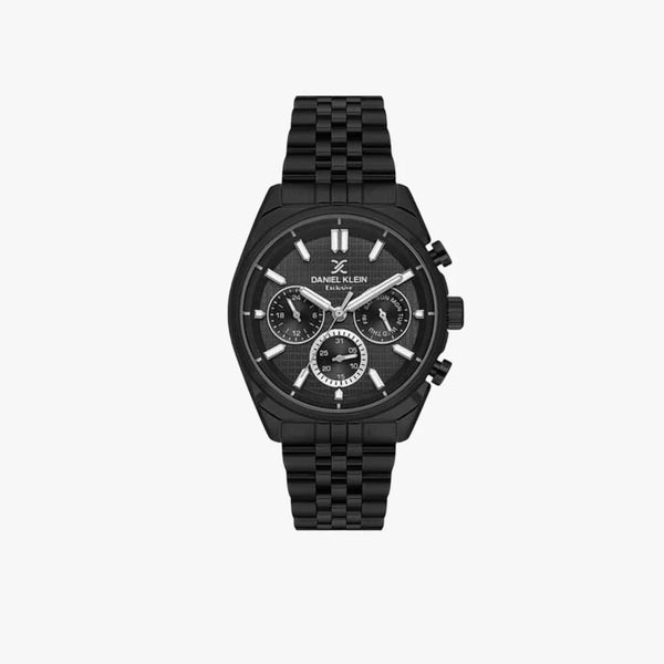 Daniel Klein Exclusive Black Dial Multifunction Watch