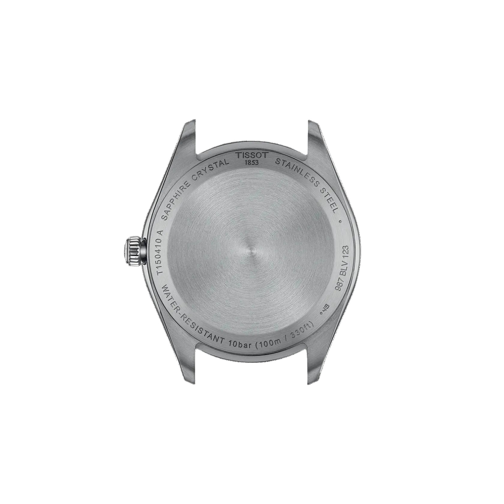 Tissot PR100 T150.410.16.031.00 — 40mm Silver Dial Leather