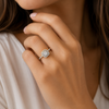 9ct Yellow Gold Pave Diamond Engagement Ring 1102177 - Cassim & Co South Africa