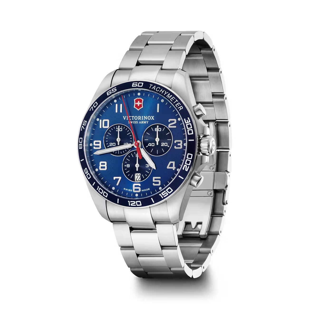 Victorinox FieldForce Classic Chronograph 42mm Blue Dial Steel 241901