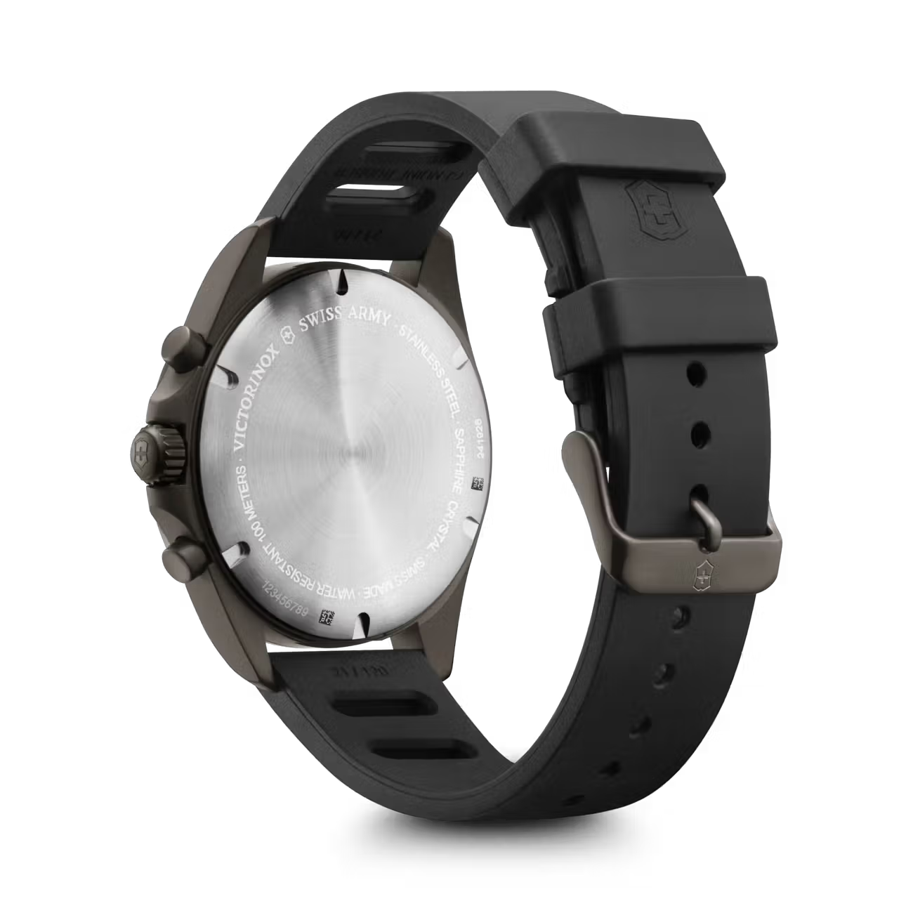 Victorinox FieldForce Sport Chrono 42mm Black PVD Watch Set VIC241926