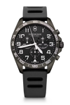 Victorinox FieldForce Sport Chrono 42mm Black PVD Watch Set VIC241926