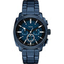 Fossil Machine Chronograph Blue Dial Stainless Steel Watch (FS6167)