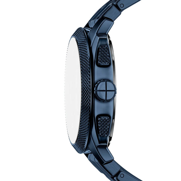 Fossil Machine Chronograph Blue Dial Stainless Steel Watch (FS6167)
