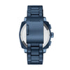 Fossil Machine Chronograph Blue Dial Stainless Steel Watch (FS6167)