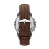 Fossil Grant Chronograph Quartz Brown Dial Brown Leather Watch (FS4813)