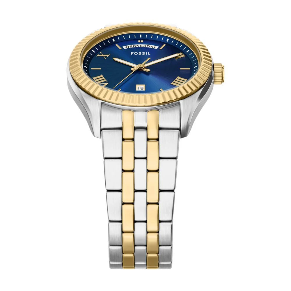 Fossil Campbell 2-Tone Steel FS6141