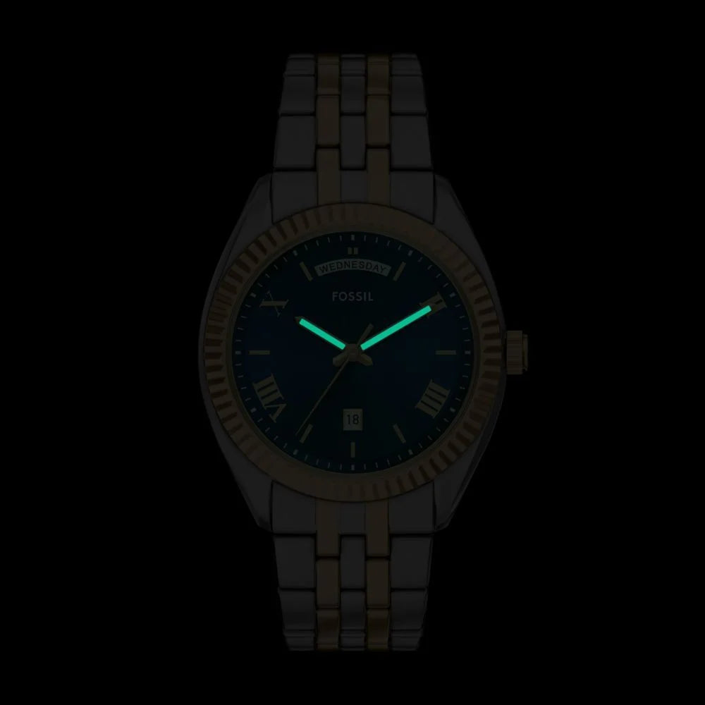 Fossil Campbell 2-Tone Steel FS6141