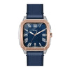 Fossil Crosby Quartz Blue Dial Rose Gold & Stainless Steel Watch (FS6149)