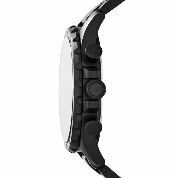 Fossil Nate Chronograph Quartz Black Stainless Steel Watch (JR1401)