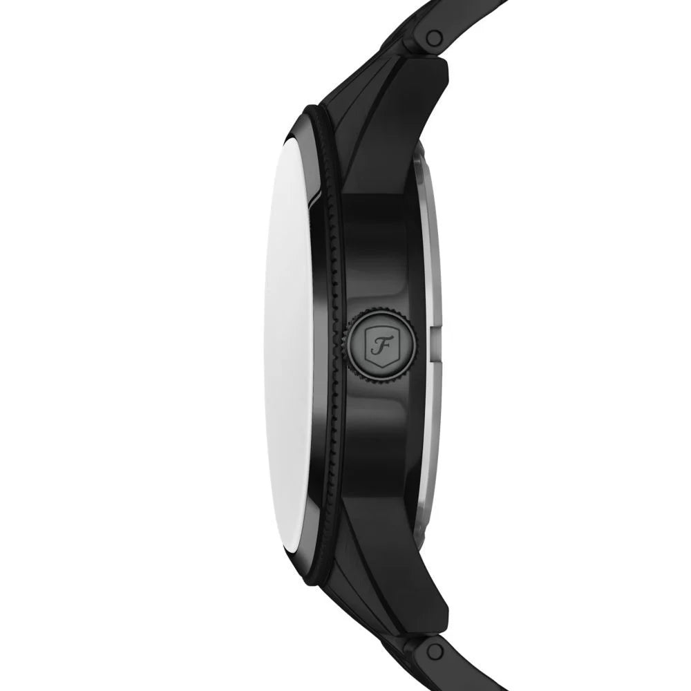 Fossil Pearson Multifunction Quartz Black Stainless Steel Watch (FS6135)