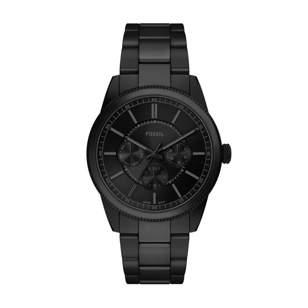 Fossil Pearson Multifunction Quartz Black Stainless Steel Watch (FS6135)