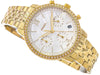 Fossil Neutra Chronograph Quartz Mother-of-Pearl Dial Gold-Tone Stainless Steel Watch (ES5358)