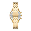 Fossil Neutra Chronograph Quartz Mother-of-Pearl Dial Gold-Tone Stainless Steel Watch (ES5358)
