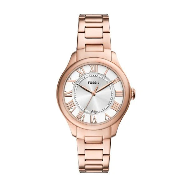 Fossil Women's Gilmore Three-Hand Date, Rose Gold-Tone Stainless Steel Watch - ES5394