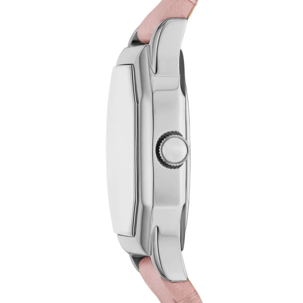 Fossil Harlow Quartz Cream Dial Pink Leather Ladies Watch (ES5406) - Cassim & Co South Africa
