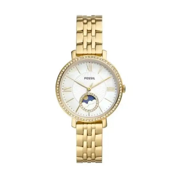 Fossil ES5167 36mm watch with mother-of-pearl dial and gold-tone steel bracelet