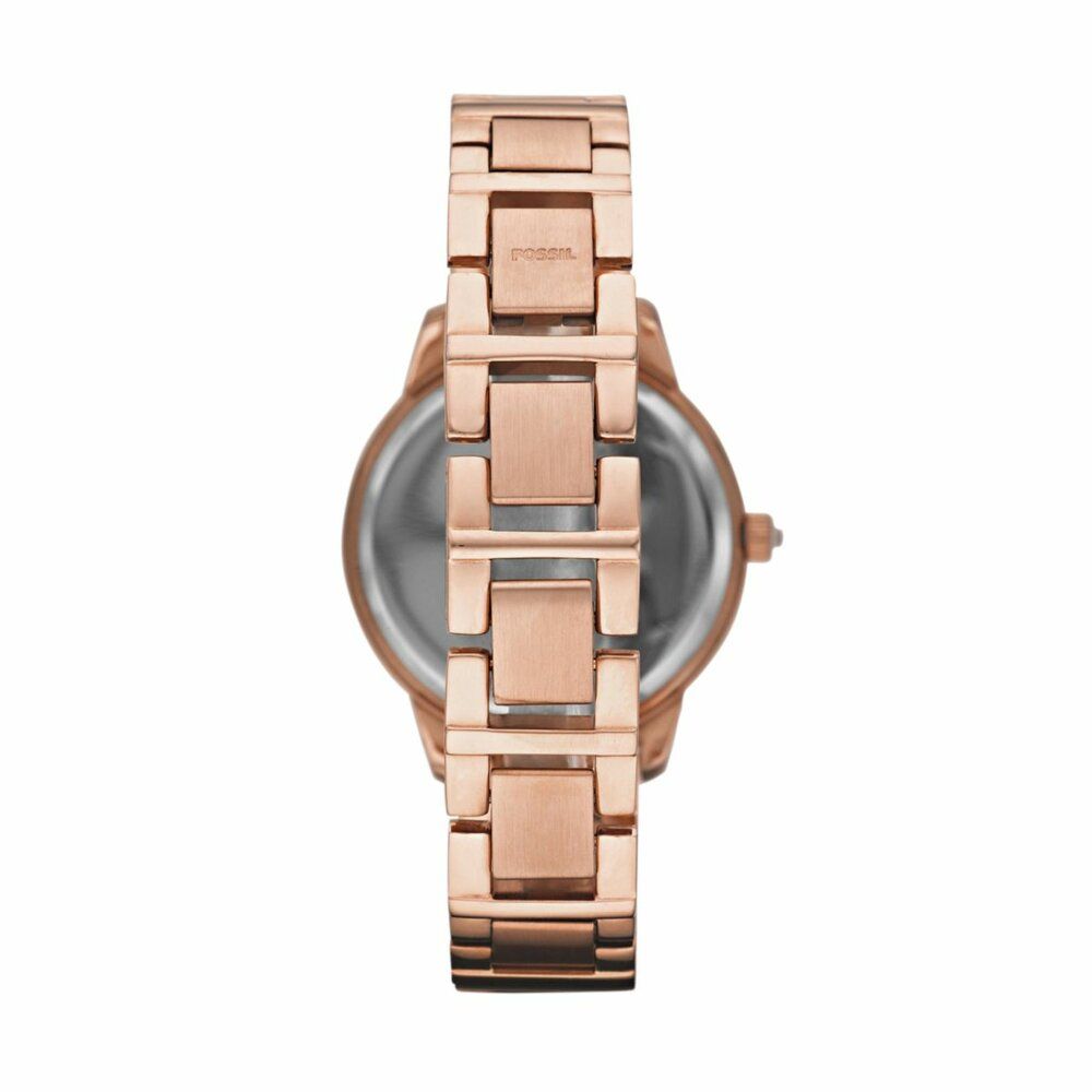 Fossil Jesse Quartz Rose Gold Crystal-Set Stainless Steel Watch 34mm (ES3020)