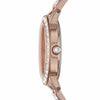 Fossil Jesse Quartz Rose Gold Crystal-Set Stainless Steel Watch 34mm (ES3020)