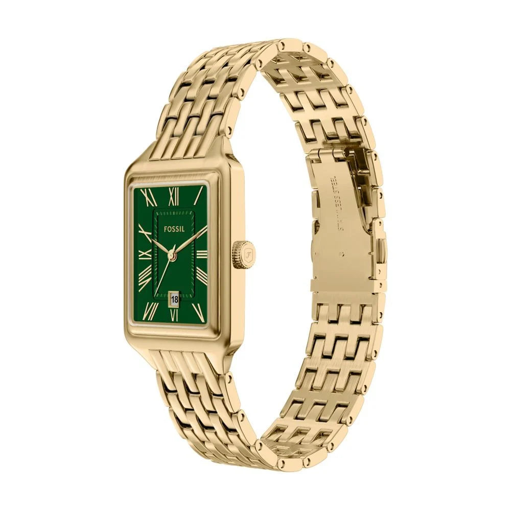 Fossil women’s Raquel three-hand gold-tone stainless steel watch – ES5452 - Cassim & Co South Africa