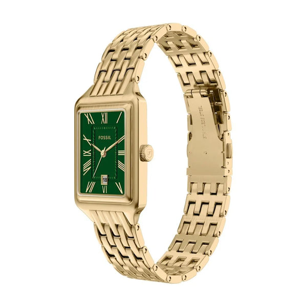 Fossil women’s Raquel three-hand gold-tone stainless steel watch – ES5452 - Cassim & Co South Africa