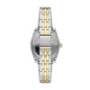 Fossil Scarlette Mini Quartz Two-Tone Gold Dial Date Watch (ES4949)