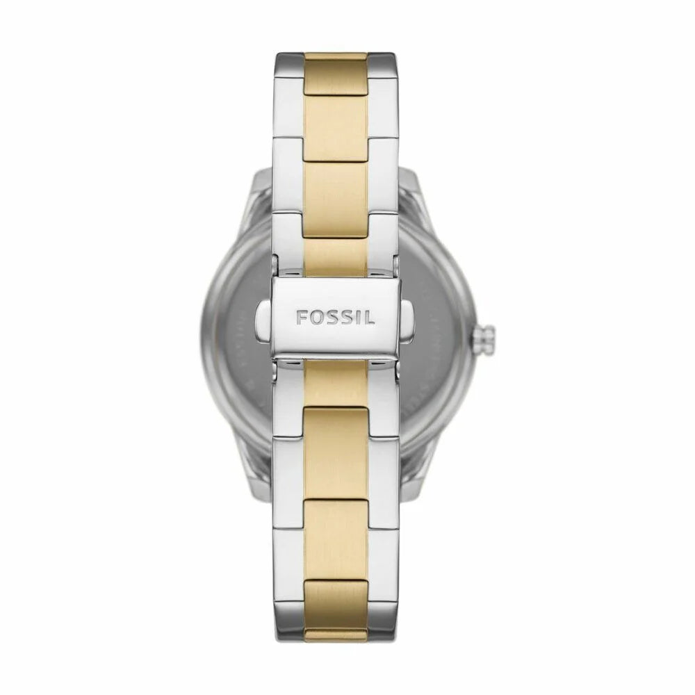 Fossil Stella Sport Quartz Multifunction Two-Tone Stainless Steel Watch (ES5107) - Cassim & Co South Africa