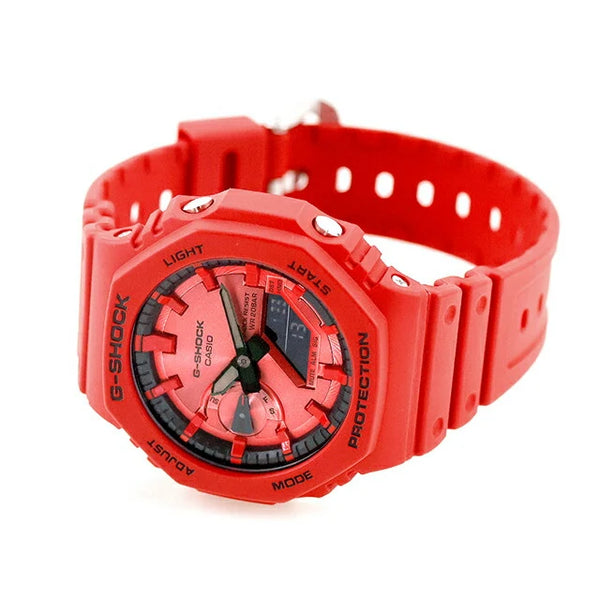 Casio G-Shock GA-2100RRB-4ADR AnaDigi Quartz Red Resin Watch (GA-2100RRB-4A)