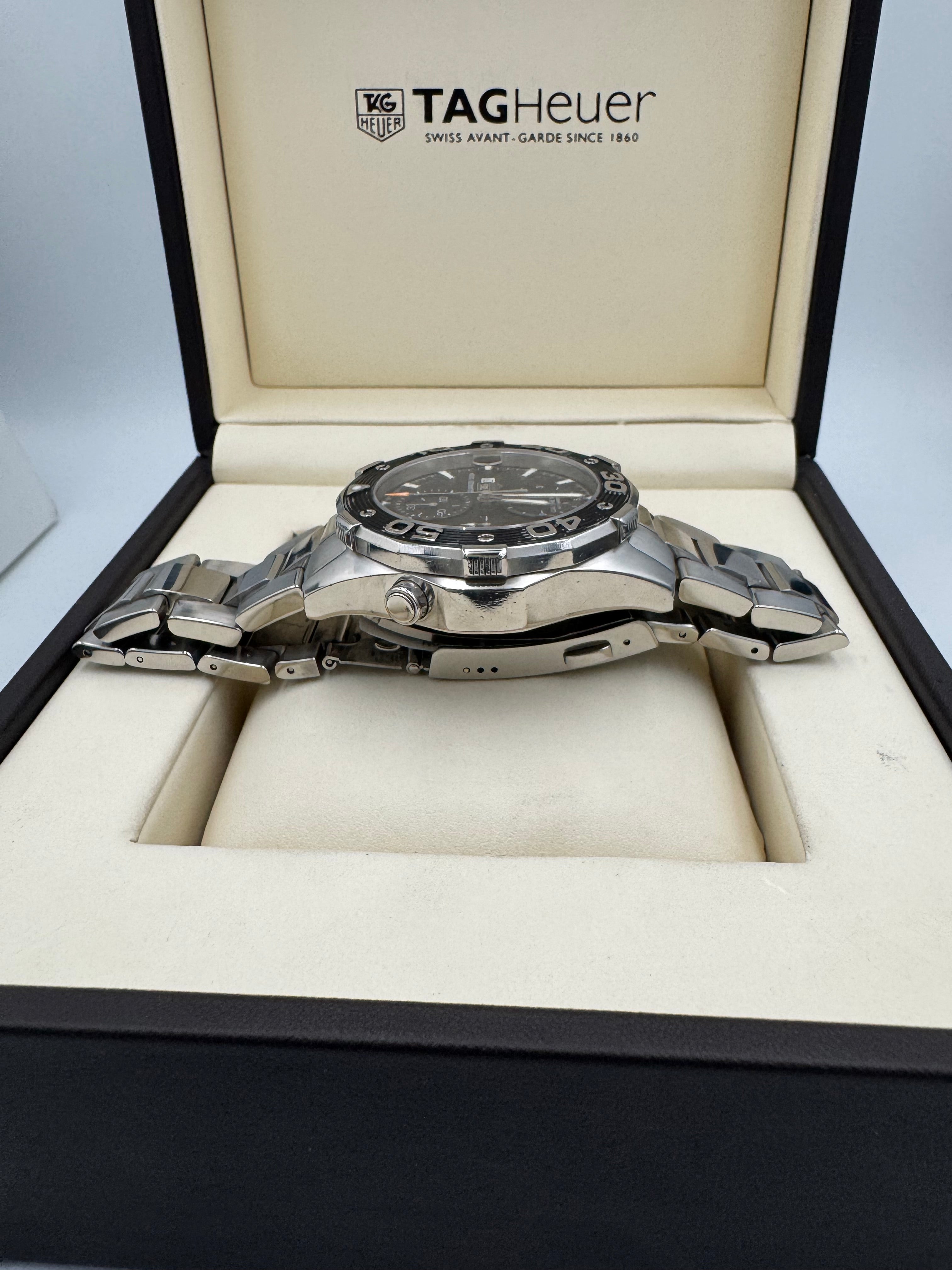 Pre-Owned Tag Heuer Automatic Aquaracer Gents Stainless Steel