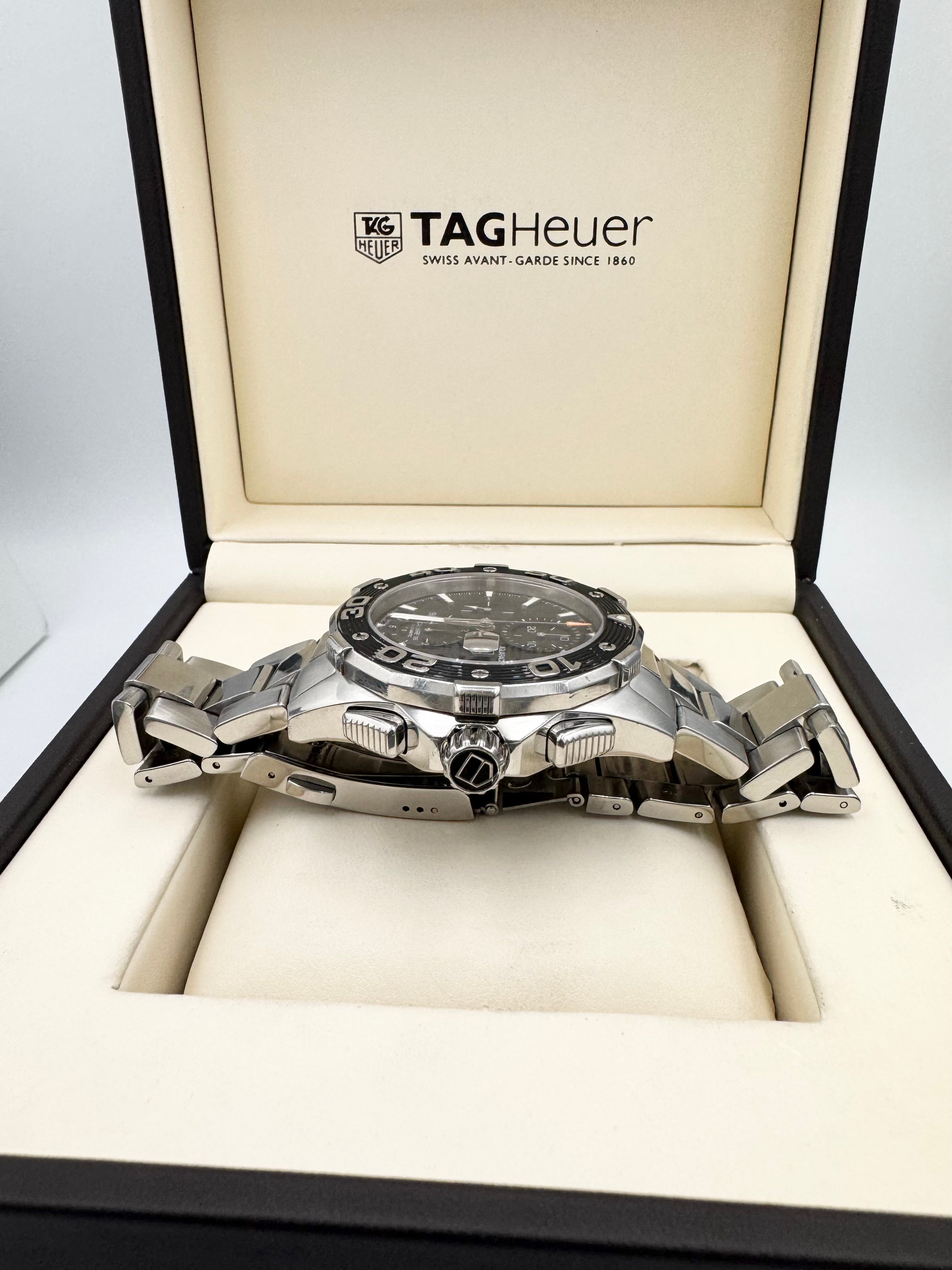 Pre-Owned Tag Heuer Automatic Aquaracer Gents Stainless Steel