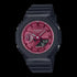 Casio G-SHOCK GMA-S2100RB-1ADR with red dial, octagonal resin case and resin strap