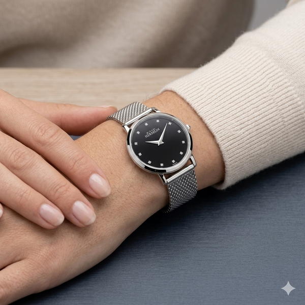Michel Herbelin City 16915/44B – 30.5 mm Black-Lac Stainless Steel