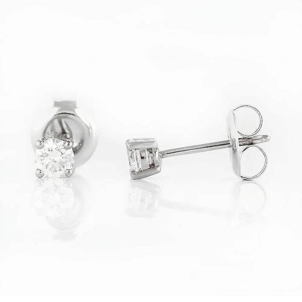9ct White Gold 0.27ct Lab Grown Diamond Earrings - 2100440