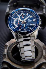 Casio Edifice EFV-550D Chronograph Quartz Blue Dial Stainless Steel Watch (EFV-550D-2AVUDF)