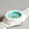 Casio LRW-200H Quartz Cyan Dial White Resin Diver Watch 100m (LRW-200H-3CVDF)