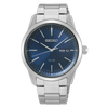 Seiko SNE525P1 Solar Blue Dial Stainless Steel Day-Date Watch with 40mm Case and Sapphire Crystal