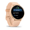 Garmin vívoactive® 6 Metallic Pink Dawn with Pink Dawn Band 010-02985-03
