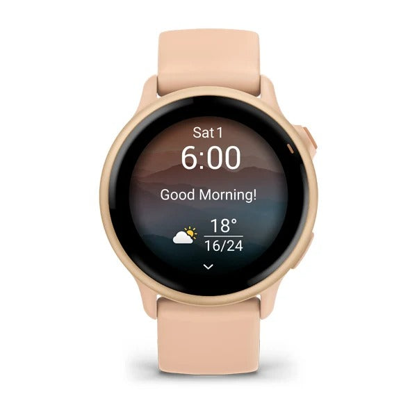 Garmin vívoactive® 6 Metallic Pink Dawn with Pink Dawn Band 010-02985-03