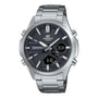 Casio Edifice EFV-C120D-1ADF quartz analog-digital chronograph watch with black dial and stainless steel bracelet
