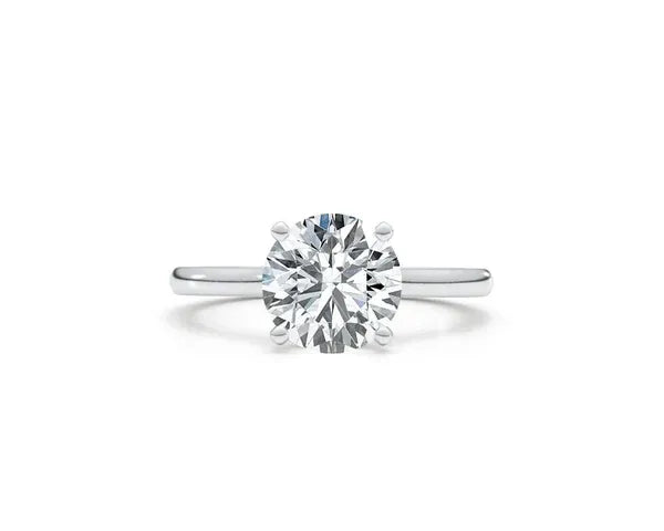 9ct White Gold 1ct Round Lab-Grown Diamond Ring