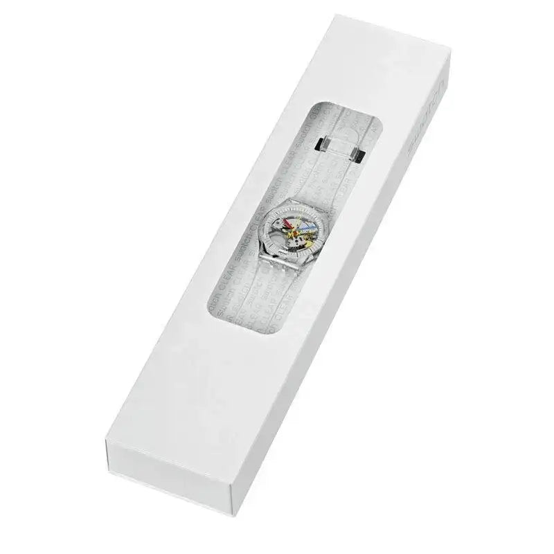 Swatch Clearly New Gent SO29K100-S06 - Cassim & Co South Africa