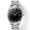 Tissot PR 100 Quartz 40mm black dial stainless steel watch reference T150.410.11.051.00 on white background