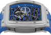Ingersoll The Challenger Automatic Skeleton Blue Dial Tonneau Stainless Steel Watch (I12308)